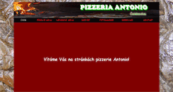 Desktop Screenshot of antoniopizza.cz